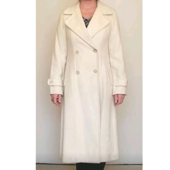 white wool coat uk